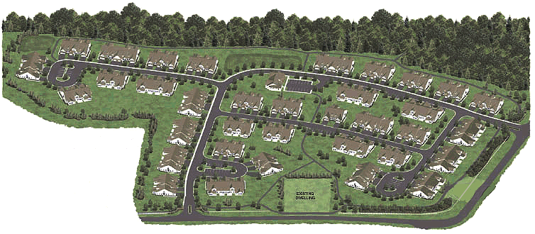 Plot Plan of Harrington Village Community